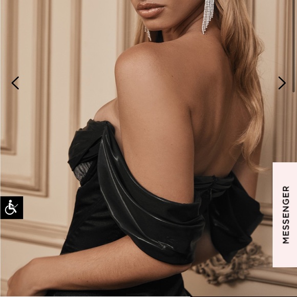 House of CB Lucinda Black Dress - Picture 8 of 8